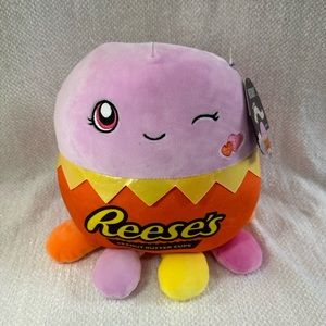 Squishmallows Reese's Valentine's Day JEANNE the Octopus, Scented 10" BNWT HTF